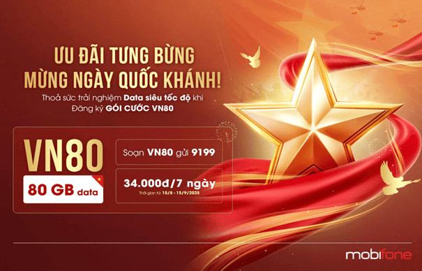 MOBIFONE TRIỂN KHAI GIẢI PHÁP CÔNG NGHỆ TIÊN TIẾN, ĐẢM BẢO KẾT NỐI THÔNG SUỐT DỊP QUỐC KHÁNH 2/9