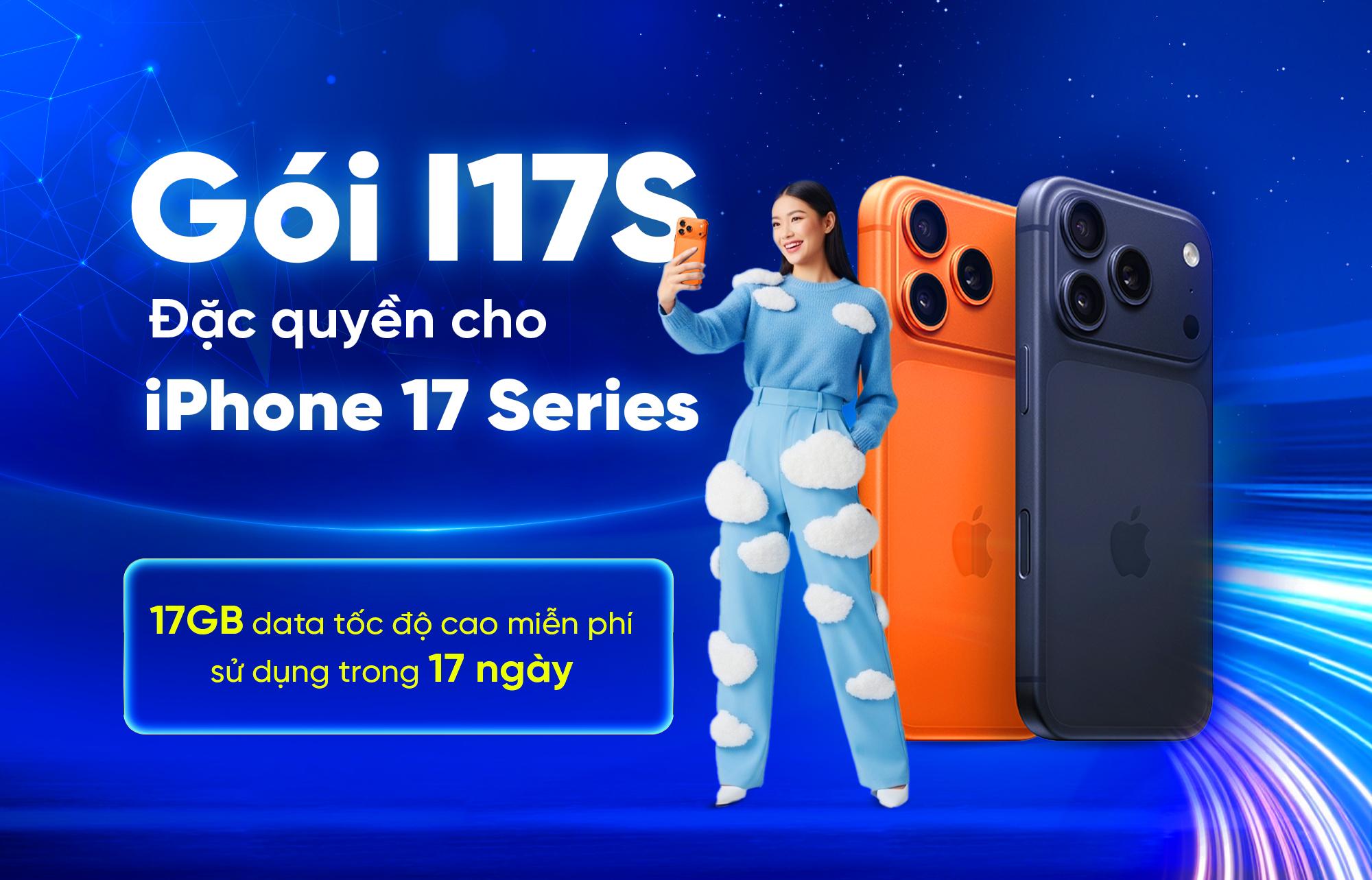 SỞ HỮU IPHONE 17, NHẬN NGAY 17GB DATA MIỄN PHÍ TỪ MOBIFONE